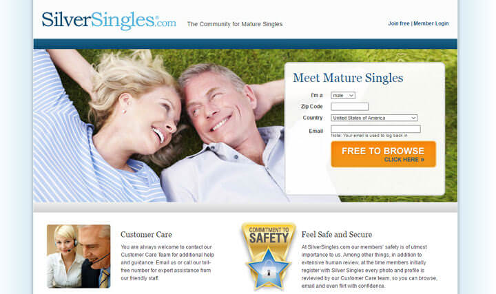 Silver senior dating sites